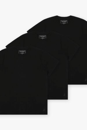 Men's Comfort Tee 3-pack — Black
