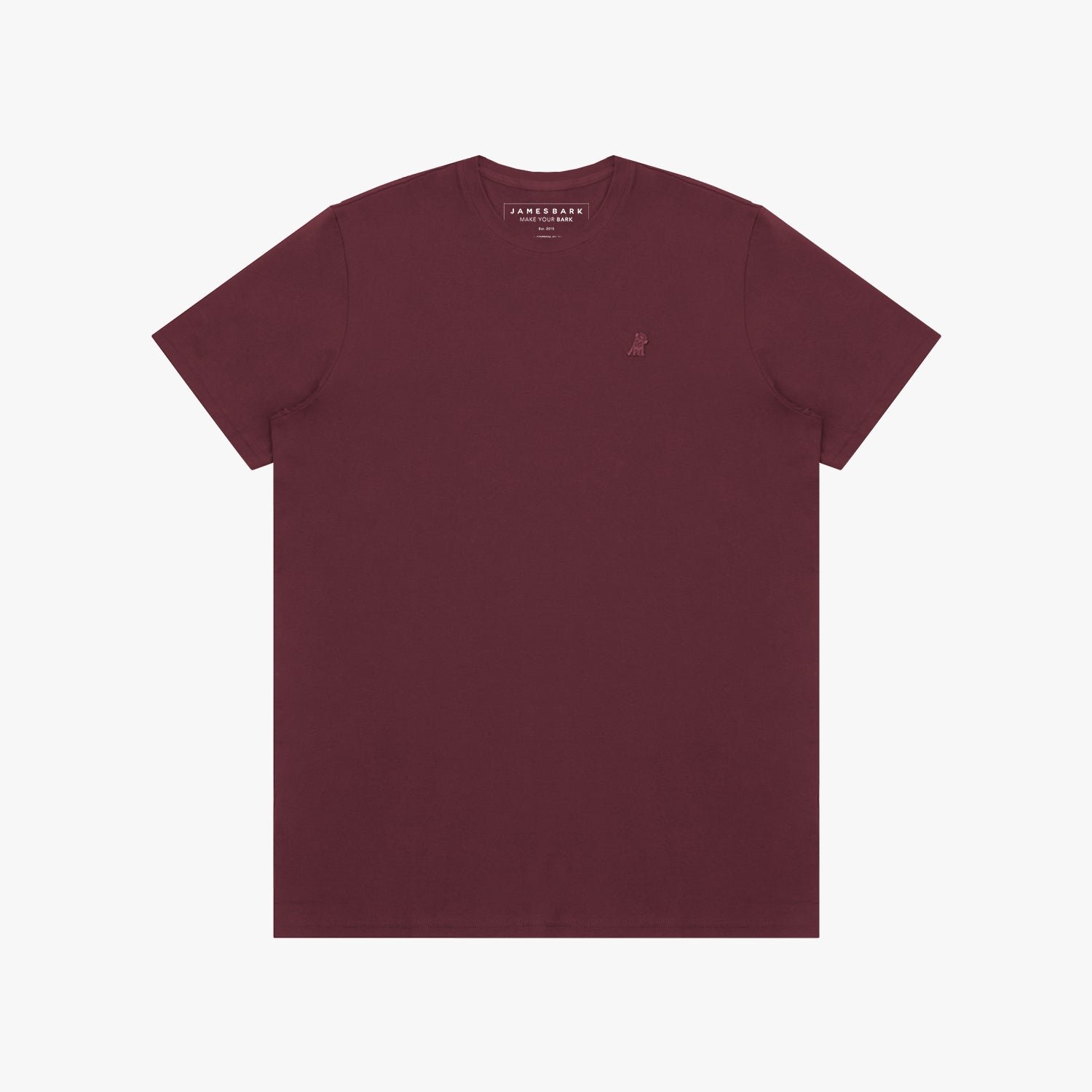 Men's Crew Neck Jersey T-Shirt — Tawny Port/Merlot - Image 4