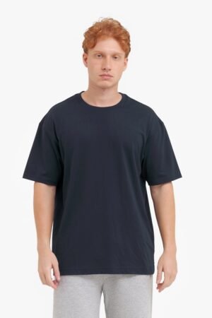 Men's Relaxed Pima Cotton T-Shirt — Dress Blue